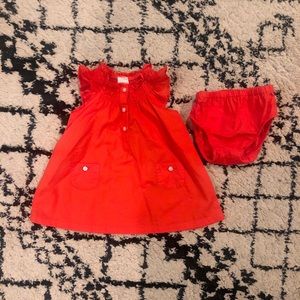 Carter’s poplin dress, size 3 months